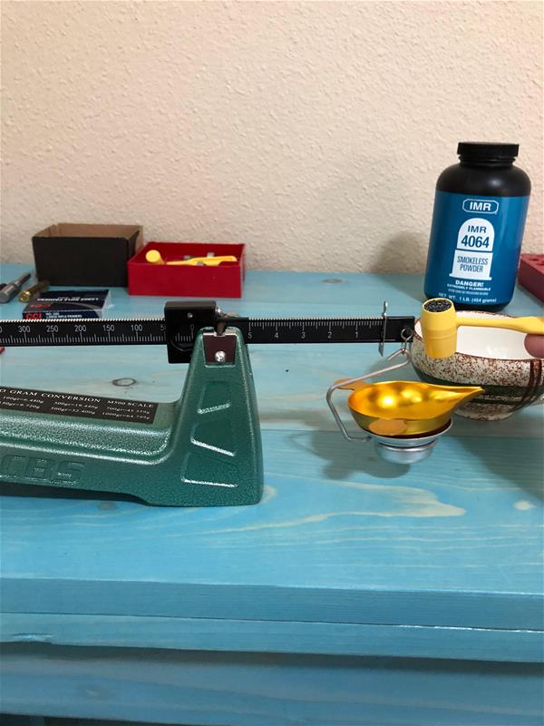 Handloading Check powder weight-min