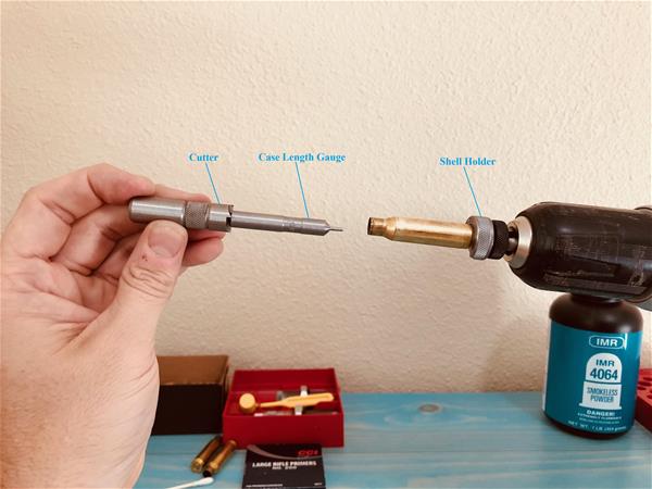 Handloading Trim the Cartridge Case-min