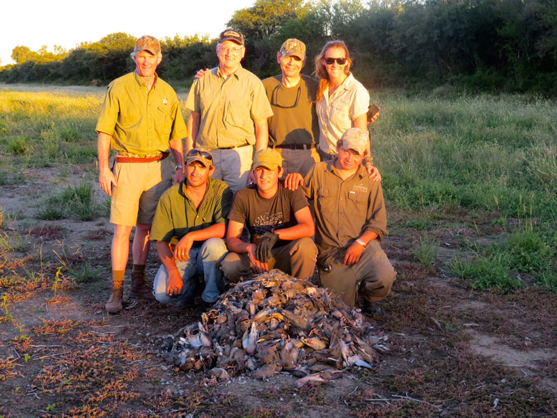 Outfitter group after dove hunt