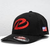 BOYDS HAT -  BLACK W/ RED B - L/XL