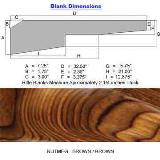 RIFLE BLANK - NUTMEG LAMINATE