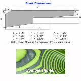 RIFLE BLANK - ZOMBIE HUNTER LAMINATE