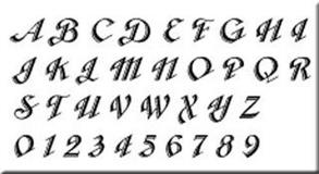 ENGRAVED INITIALS FONT #4