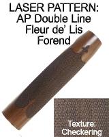 LASER: AMERICAN PLAINSMAN DOUBLE LINE FLEUR DE LIS FE CHECKE