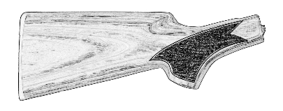 LASER PATTERN: FIELD DESIGN BUTTSTOCK TEXTURE: STIPPLING