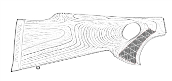 LASER PATTERN: STERLING BUTTSTOCK -TEXTURE: SKIP LINE