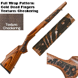 Full Wrap Pattern: Cold Dead Fingers LH -Texture: Checkering
