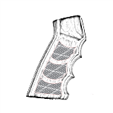 Laser Pattern: AR FG Grip - Texture: SKIP LINE