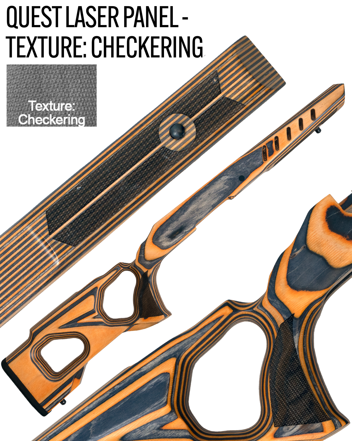 Laser Pattern Quest Texture Checkering Boyds Hardwood Gunstocks Laser Pattern Quest Texture Checkering Boyds Hardwood Gunstocks