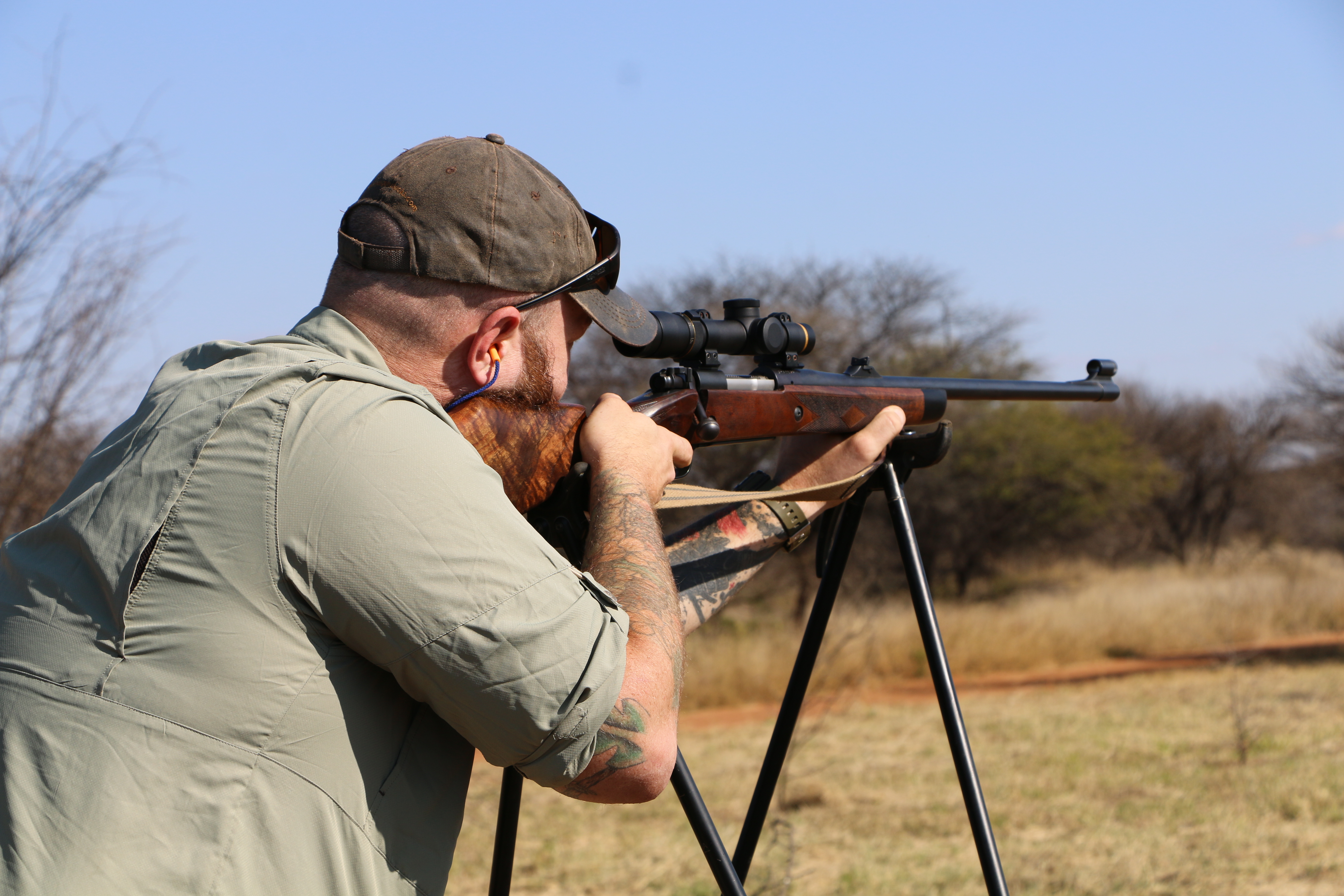 BOYDS GUNSTOCK ON SHOOTING STICKS