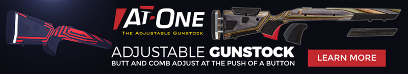 at one adjustable gunstock at one adjustable gunstock