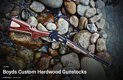 marlin 336 gunstock featured in magazine