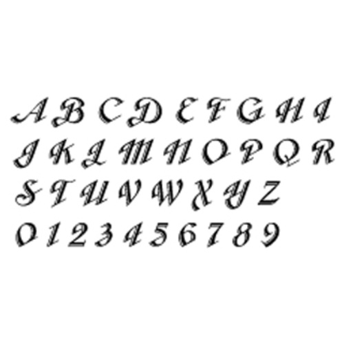 Gunstock Engraving font-4
