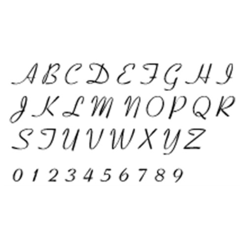 Gunstock Engraving font-5