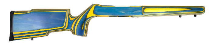 RUGER 10/22 CARBINE BARREL CHANNEL Yellow/Blue