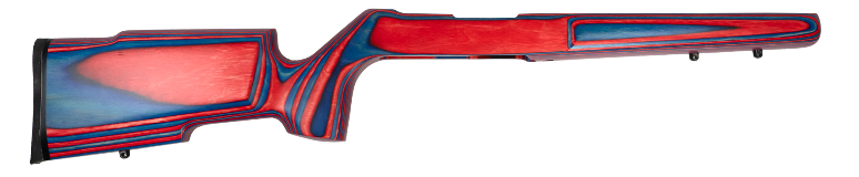 RUGER 10/22 .920/HEAVY BARREL CHANNEL Red/Blue
