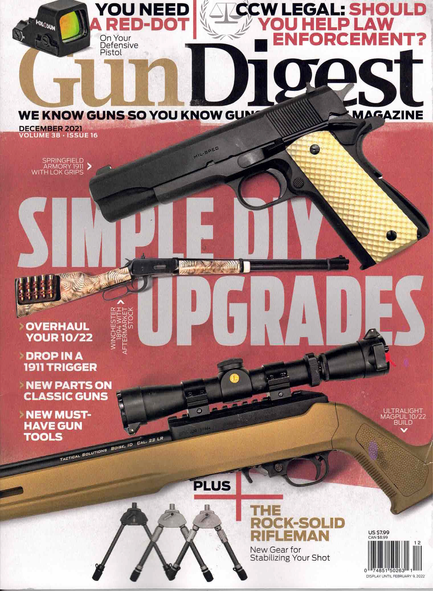 GUN DIGEST DEC 2021 ISSUE BOYDS FEATURE