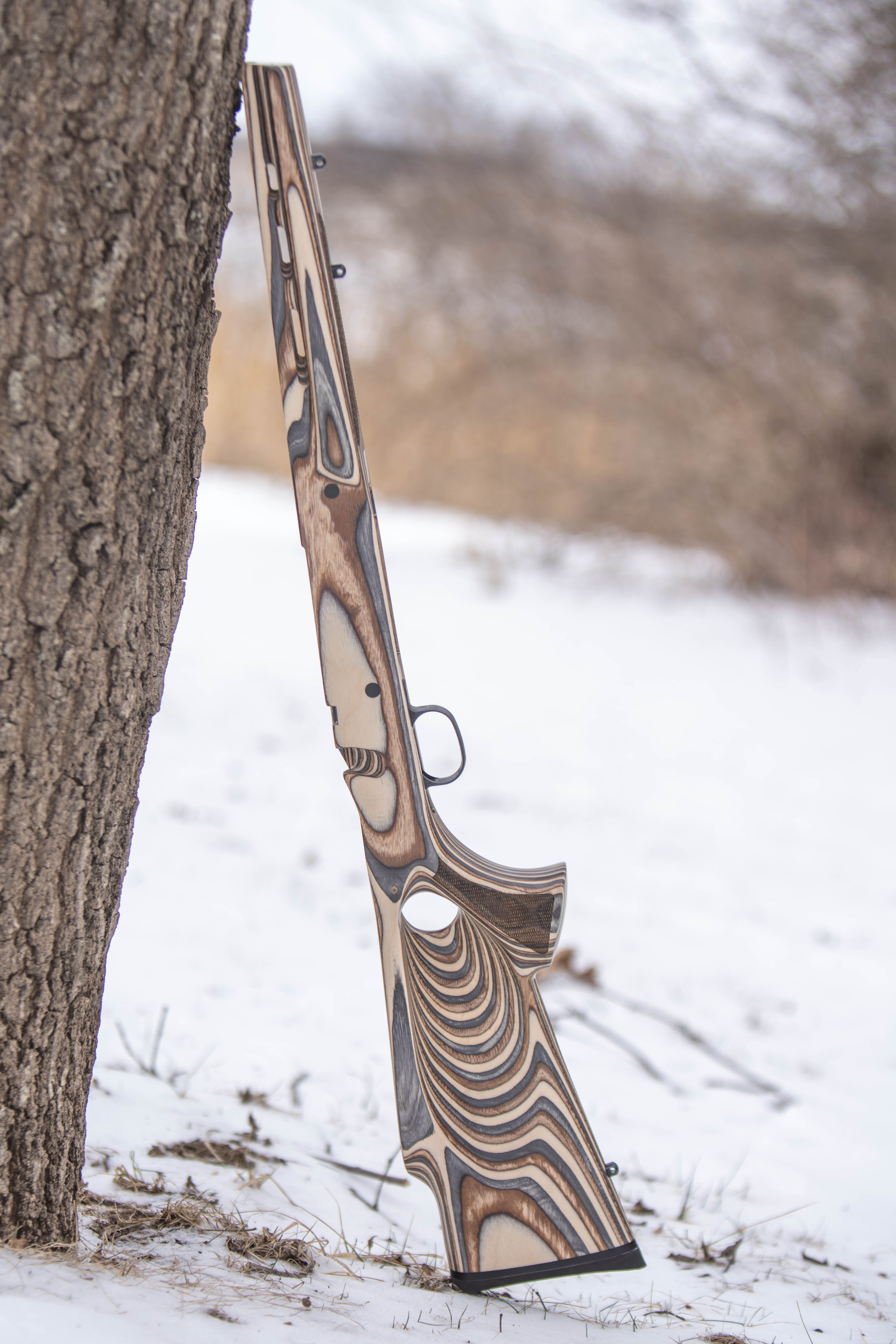 Timber Veil with black hardware